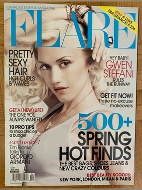 Flare Magazine - Gwen Stefani Cover